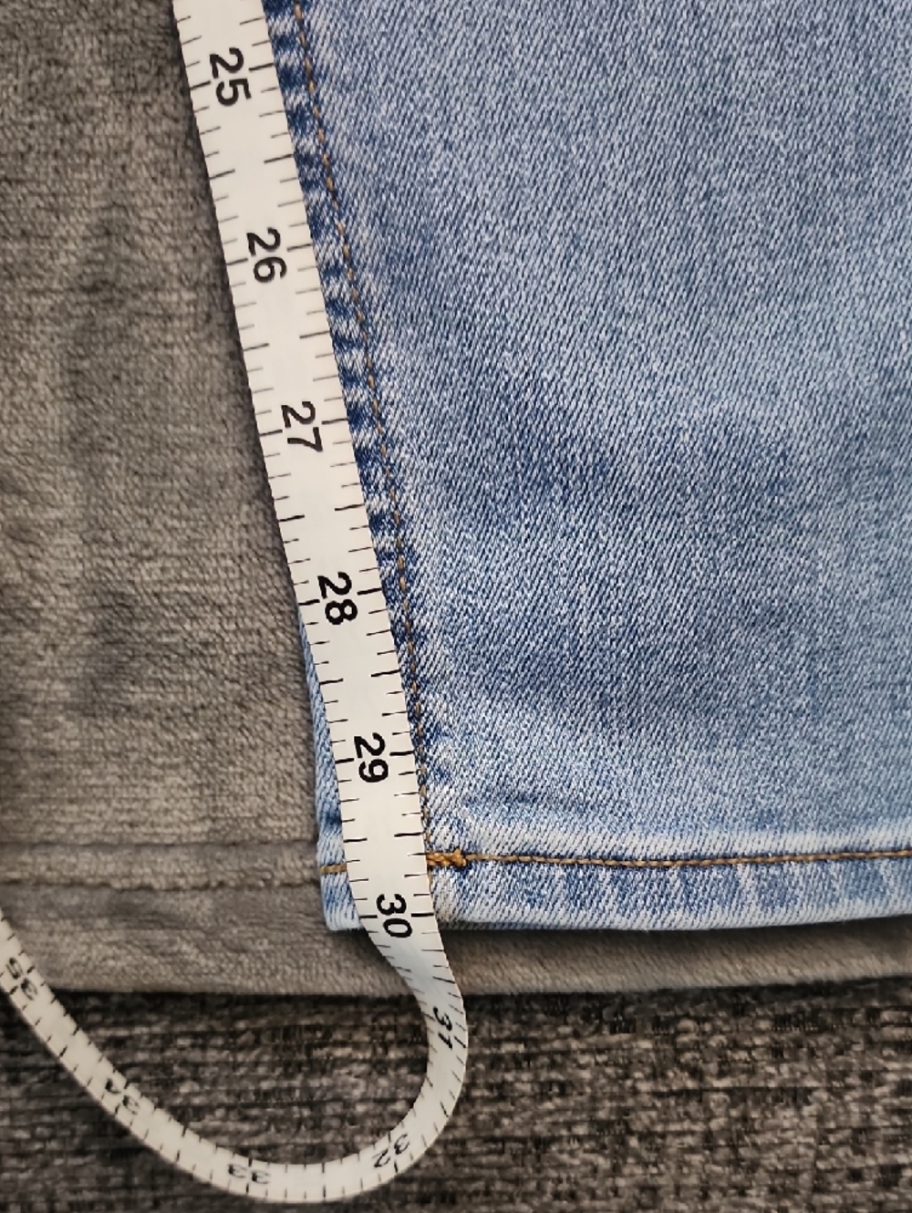Old Navy Light Blue Women's Super Skinny Jeans Size 14 Tall - Picture 6 of 8